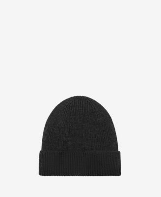 MANGO - Men's Ribbed Wool Beanie