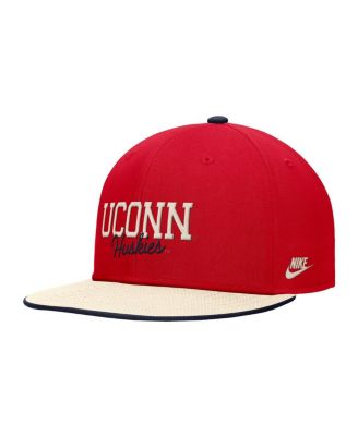 Nike - Men's Red UConn Huskies Vintage Script Pro Dri-FIT Snapback Hat
