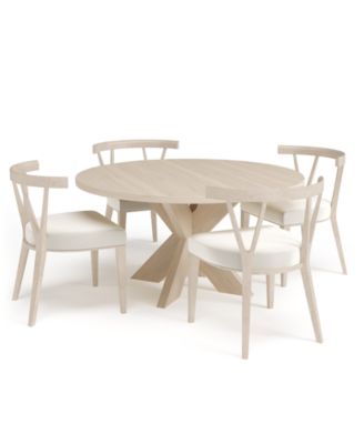 Universal Furniture - River Rock 5 Pc. Dining Set (Round Table & 4 Side Chairs)