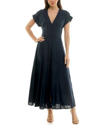 Taylor - Women's Button-Front A-Line Dress
