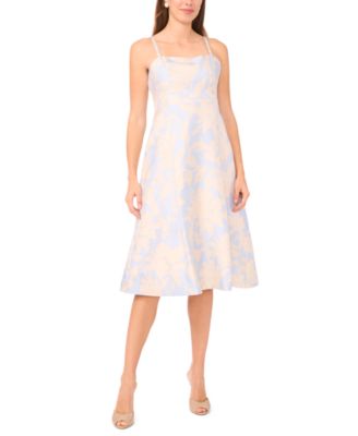 MSK - Women's Spaghetti Strap Square Neck Dress