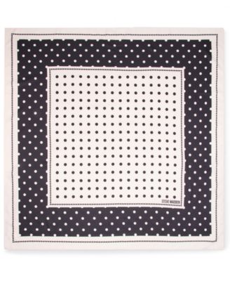 Steve Madden - Inverted Polka Dot Square Scarf