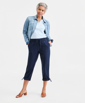 Style & Co - Women's D-Ring Capri Pants, Exclusively at Macy's