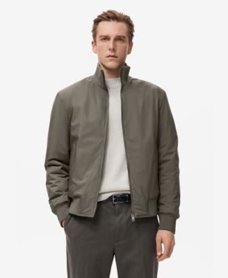 MANGO - Men's Water-Repellent Bomber Jacket