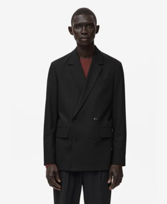 MANGO - Men's Boston Regular-Fit Double-Breasted Suit Blazer