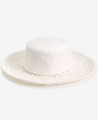 Giani Bernini - Canvas Straw Bucket Hat