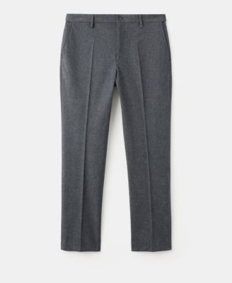 MANGO - Men's Slim-Fit Flannel Pants