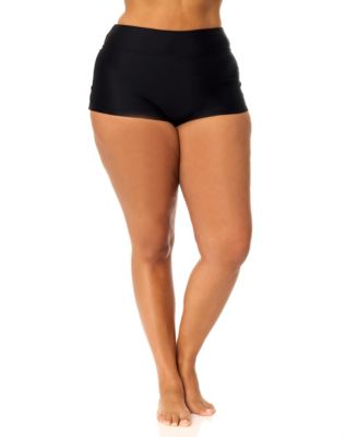 Raisins Curve - Trendy Plus Size Pull-On Swim Boy Shorts