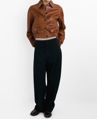 MANGO - Women's Mid-Rise Balloon Jeans