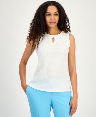 Kasper - Women's Textured Sleeveless Top