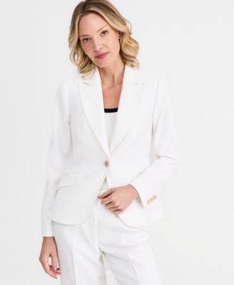 Tahari ASL - Women's Stretch Single-Button Blazer