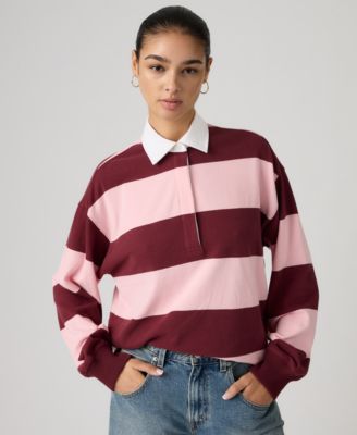 Levi's - Women’s Rugby Long-Sleeve Collared Top