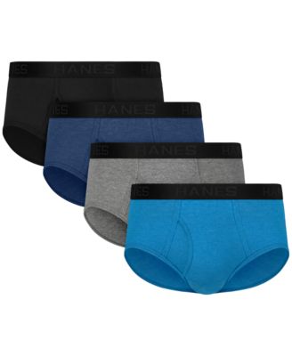 Hanes - Men's Ultimate Comfort Blend Boxer Briefs, 4-Pack