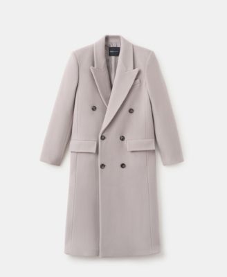 MANGO - Women's Double-Breasted Wool Coat