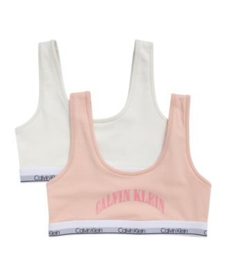 Calvin Klein - Girls' 6-16 Full Coverage Bra, 2-Pack