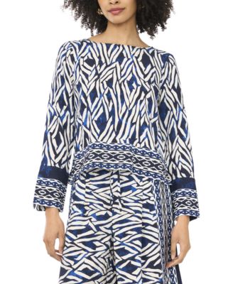 Sam & Jess - Women's Boat Neck Woven Top