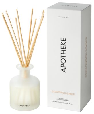 APOTHEKE - Cedarwood Ginger Reed Diffuser, 6.7 oz.