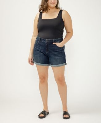 Silver Jeans Co. - Plus Size Boyfriend Shorts