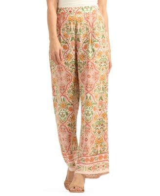 BCX - Women's Printed Wide-Leg Pants