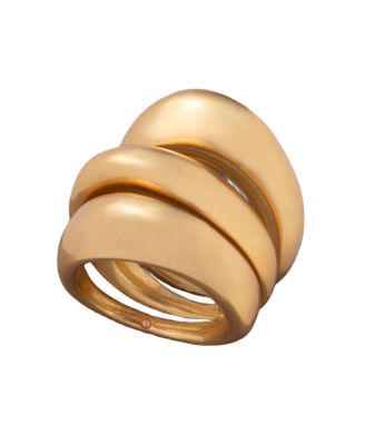 Donna Karan New York - Gold-Tone Drama Molten Statement Ring 3-Pc. Set