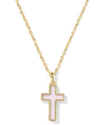 Kendra Scott - Opal Scott Cross Pendant Necklace