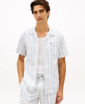 Tommy Hilfiger - Men's Stripe Open Structure Shirt