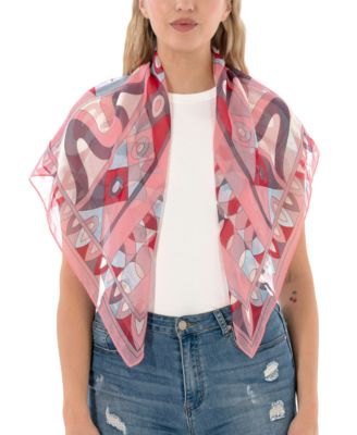 Marcus Adler - Satin Geo Print Scarf