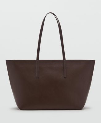 MANGO - Women's Double Handle Shopper Bag
