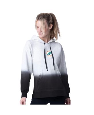 MSX by Michael Strahan - Women's Black Miami Dolphins Daniela Pullover Hoodie