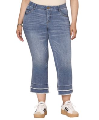 Democracy - Plus Size Kick Flare Leg Jeans