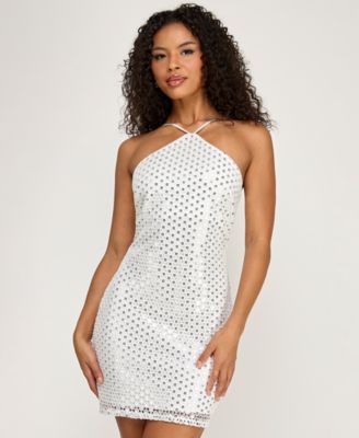 SENI & CADE - Women's Halter Neck Mini Dress