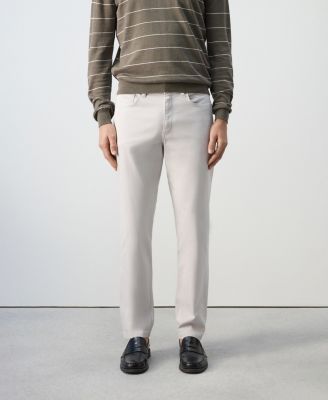 MANGO - Men's Regular-Fit Cotton Pants