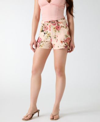 GUESS - Women's Amara Floral Cargo Shorts