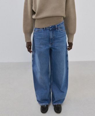 MANGO - Women's Mid-Rise Balloon Jeans