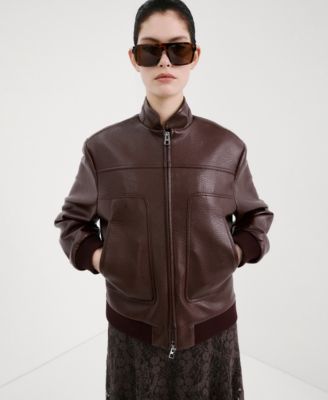 MANGO - Women's Pockets Collarless Jacket