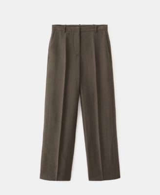 MANGO - Women's Mid-Rise Lyocell Pants