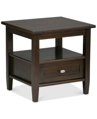 Simpli Home - Warm Shaker End Table