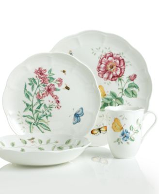 Lenox - Dinnerware, Butterfly Meadow 4 Piece Place Setting