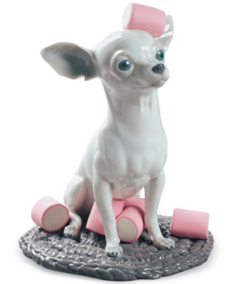 Lladró - Chihuahua with Marshmallows Figurine