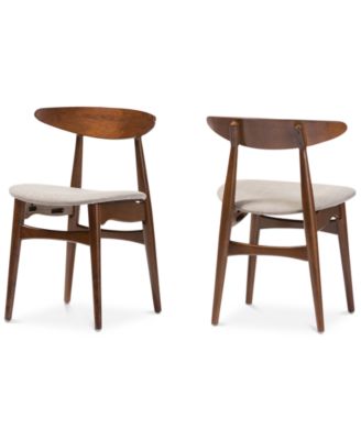 Baxton Studio - Flora Dining Chair, Quick Ship