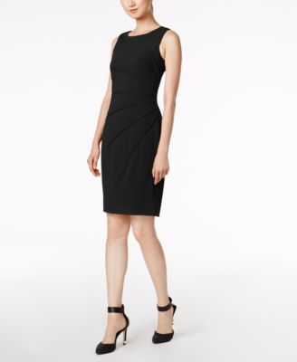 Calvin Klein - Sleeveless Sunburst Sheath Dress