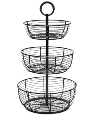 Round Wrap 3-Tiered Basket image
