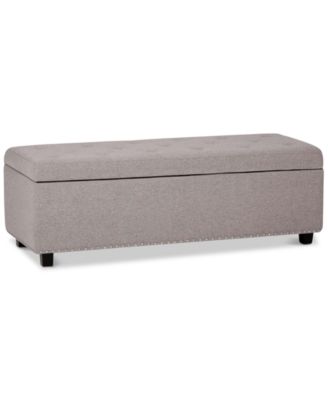 Simpli Home - Hayes Bench, Quick Ship