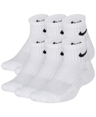 Nike - Big Kids' Cushioned Ankle Socks, 6 Pairs