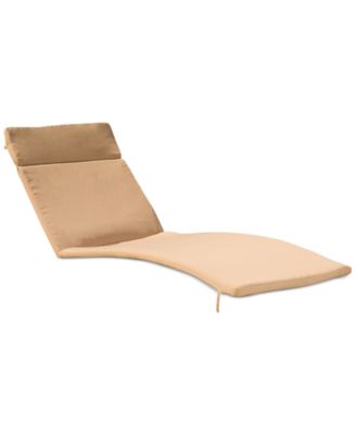 Noble House - Jayden Outdoor Chaise Lounge Cushion, Quick Ship