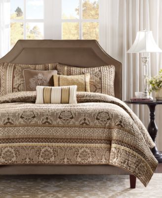 Madison Park - Bellagio 6-Pc. Quilted Coverlet Set