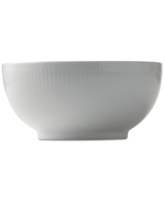 White Fluted 7" Bowl image