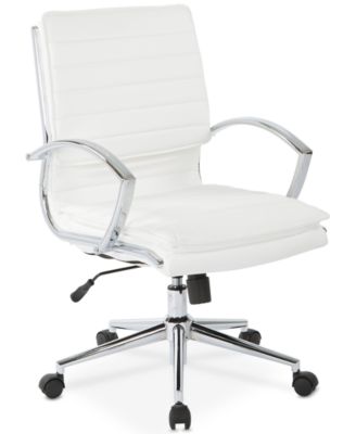 Office Star - Pyppa Faux-Leather Chair, Quick Ship