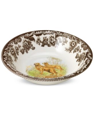 Woodland Golden Retriever Cereal Bowl image
