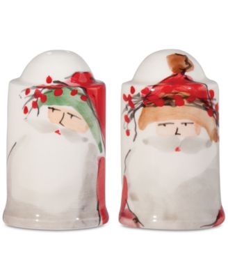 VIETRI - Old St. Nick 2-Pc. Salt & Pepper Shaker Set